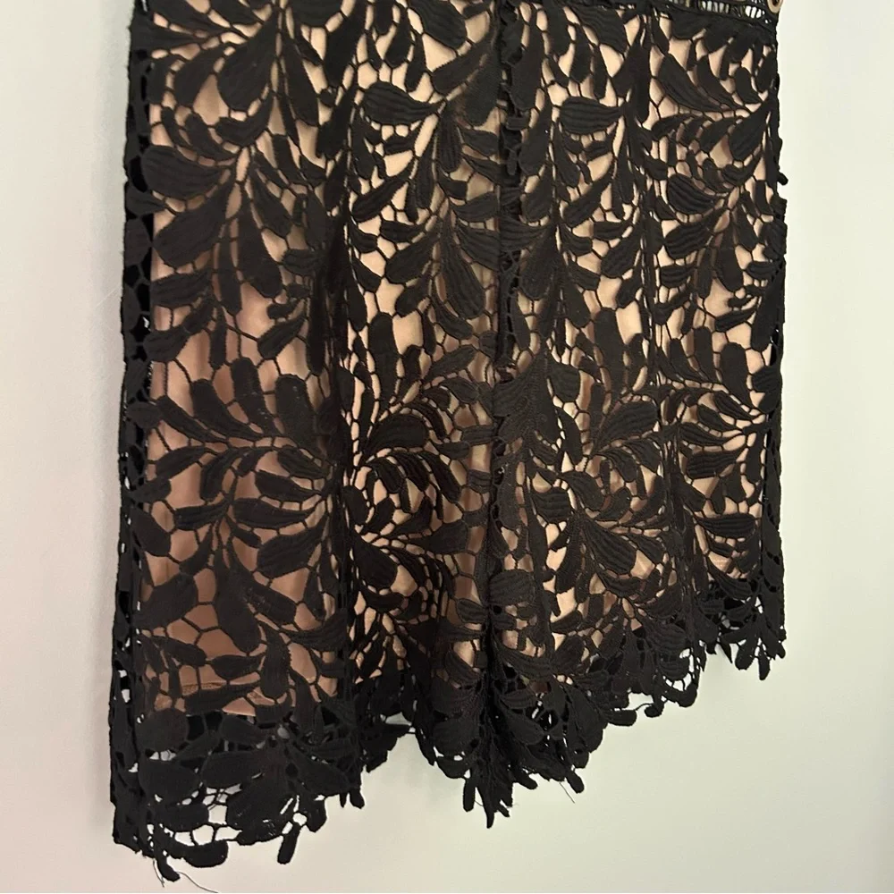 ASTR The Label Black Lace Grommet Romper